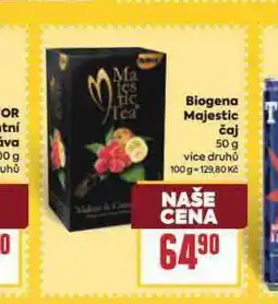 Billa Biogena majetsic čaj nabídka