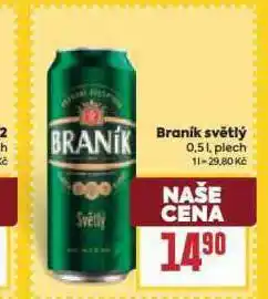 Billa Pivo braník nabídka