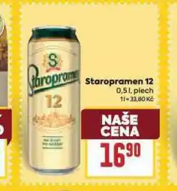 Billa Pivo staropramen 12 nabídka