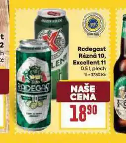 Billa Pivo radegast rázná 10 nabídka