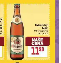 Billa Pivo sviijanský máz nabídka