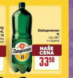 Billa Pivo zlatopramen 11 nabídka