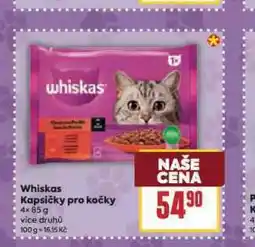 Billa Whiskas kapsičky pro kočky nabídka