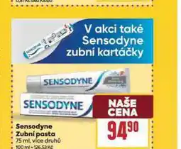 Billa Sensodyne zubní pasta nabídka