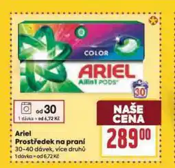 Billa Ariel prací prostředek nabídka