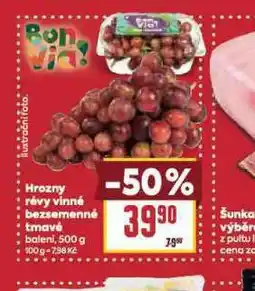 Billa Hrozny révy vinné bezsemenné nabídka