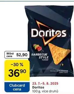 Tesco Doritos, 100 g, více druhů nabídka