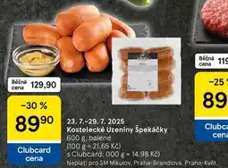Tesco Kostelecké uzeniny Špekáčky, 600 g nabídka