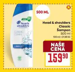 Billa Head & shoulders Classic Šampon nabídka