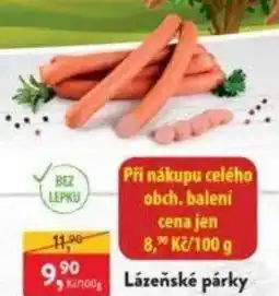 MP Krásno Lázeňské párky nabídka