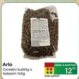 Tamda Foods Arlo Cereální kuličky s kakaem 145g nabídka