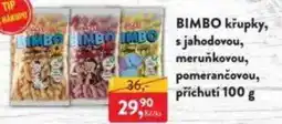 MP Krásno BIMBO křupky, s jahodovou, meruňkovou, pomerančovou, příchutí nabídka