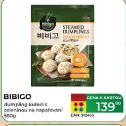 Tamda Foods BIBIGO dumpling kuřecí s zeleninou na napařování 560g nabídka