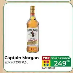 Tamda Foods Captain Morgan spiced 35% 0,5L nabídka