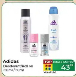Tamda Foods adidas Deodorant/Roll on 150ml/50ml nabídka