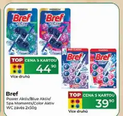 Tamda Foods Bref Power Aktiv/Blue Aktiv! Spa Moments/Color Aktiv WC závěs 2x50g nabídka