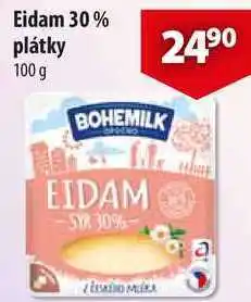 CBA Eidam 30% plátky, 100 g nabídka