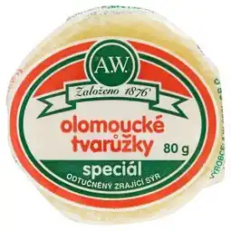 CBA A.W. Olomoucké tvarůžky speciál 80g nabídka