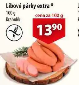 CBA Libové párky extra, 100 g nabídka