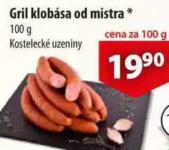 CBA Gril klobása od mistra, 100 g nabídka
