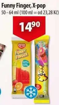 CBA Funny Finger, X-pop, 50-64 ml nabídka
