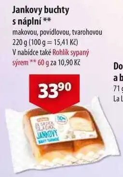 CBA Jankovy buchty s náplní, 220 g nabídka