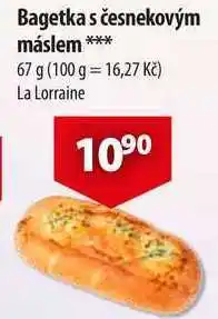 CBA Bagetka s česnekovým máslem, 67 g nabídka