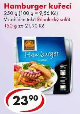 CBA Hamburger kuřecí, 250 g nabídka
