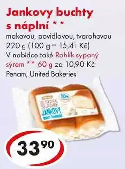 CBA Jankovy buchty s náplní, 220 g nabídka