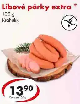CBA Libové párky extra, 100 g nabídka