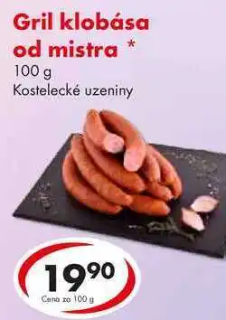 CBA Gril klobása od mistra, 100 g nabídka