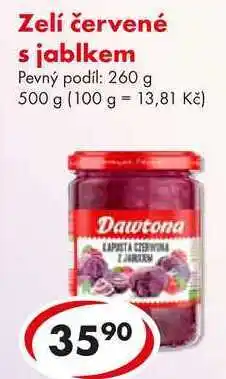 CBA Zelí červené s jablkem, 500 g nabídka