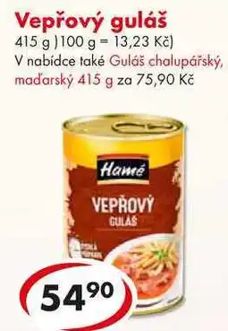 CBA Vepřový guláš, 415 g nabídka