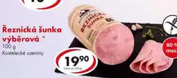 CBA Řeznická šunka výběrová, 100 g nabídka