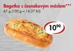 CBA Bagetka s česnekovým máslem, 67 g nabídka