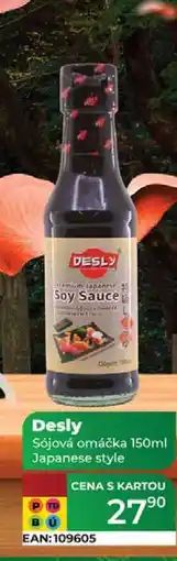 Tamda Foods Desly Sójová omáčka 150ml Japanese style nabídka