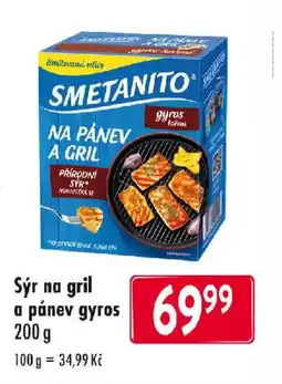 Qanto Sýr na gril a pánev gyros nabídka