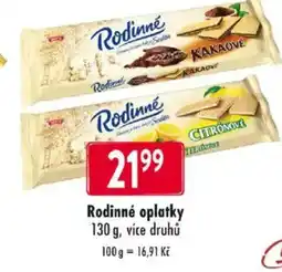 Qanto Rodinné oplatky nabídka