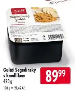 Qanto Guláš Segedínský s knedlíkem nabídka