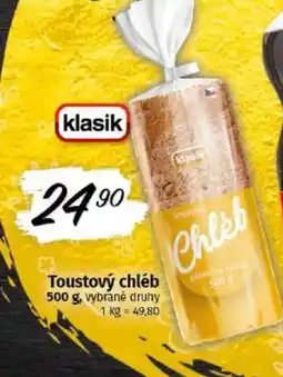 Coop Toustový chléb nabídka
