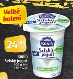Coop Kunín Selský jogurt nabídka