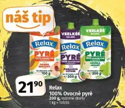 Coop Relax 100% Ovocné pyré nabídka