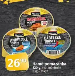 Coop Hamé pomazánka nabídka