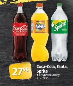 Coop Coca-Cola, Fanta, Sprite nabídka