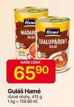 Hruška Guláš Hamé nabídka