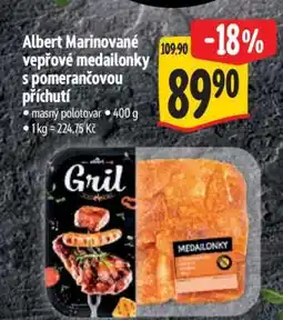 Albert Albert Marinované vepřové medailonky s pomerančovou příchutí nabídka