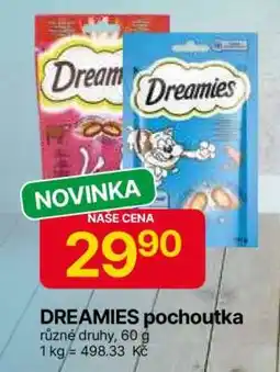 Hruška DREAMIES Pochoutka nabídka