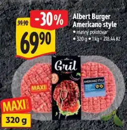 Albert Albert Burger Americano Style nabídka