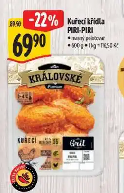 Albert Kuřecí křídla PIRI-PIRI nabídka