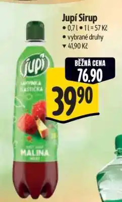 Albert Jupí sirup nabídka